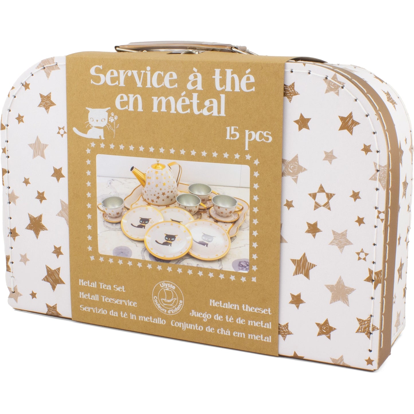 Arbatos gėrimo rinkinys su lagaminėliu - Cats