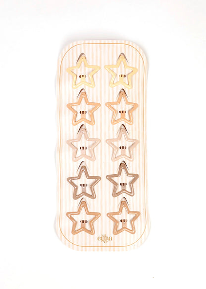 Plaukų segtukų rinkinys - „Glitter Starlight“