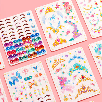 Mideer - 3in1 kūrybinių dirbtuvių rinkinys “Princesės fantazijų makiažas”