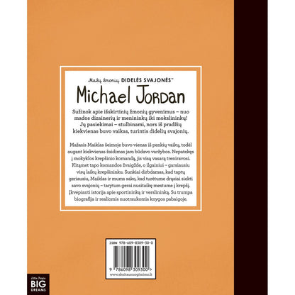 Knyga - Mažų žmonių DIDELĖS SVAJONĖS - MICHAEL JORDAN