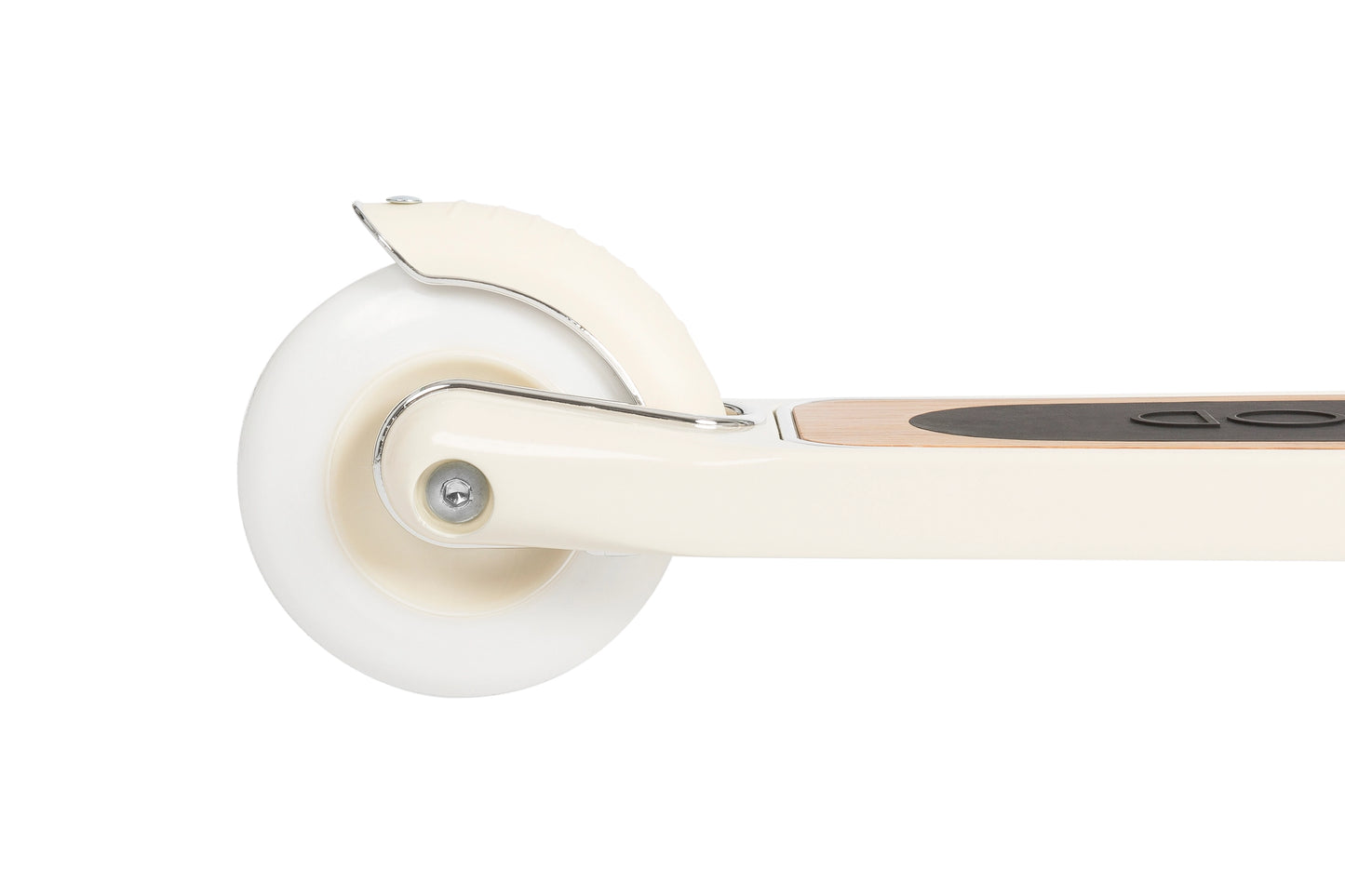 Vintažinis paspirtukas su krepšeliu - White