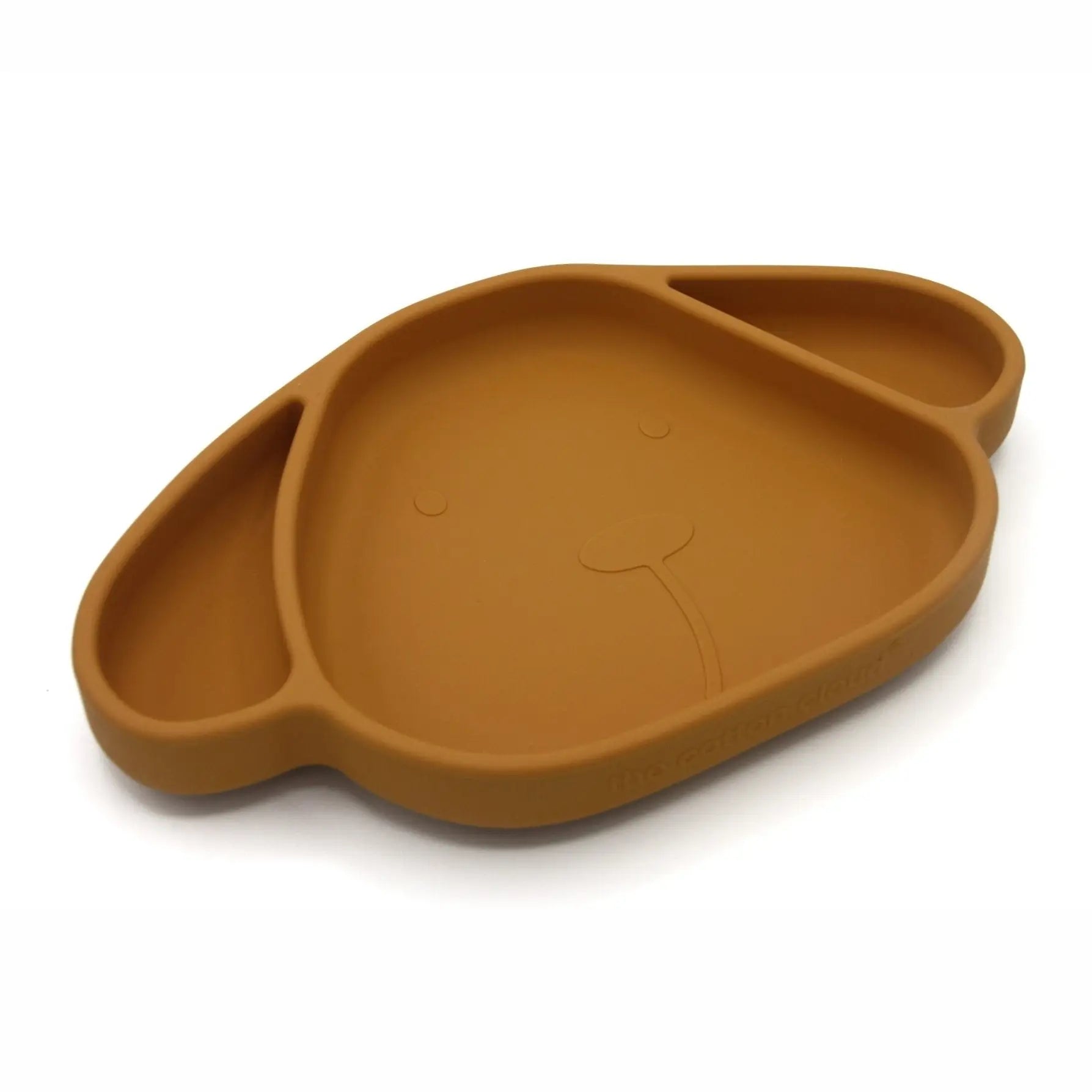 The Cotton Cloud silikoninė lėkštė su siurbtuku – „Milo Honey“ žaisminga lėkštė su šunelio dizainu, pagaminta iš silikono.