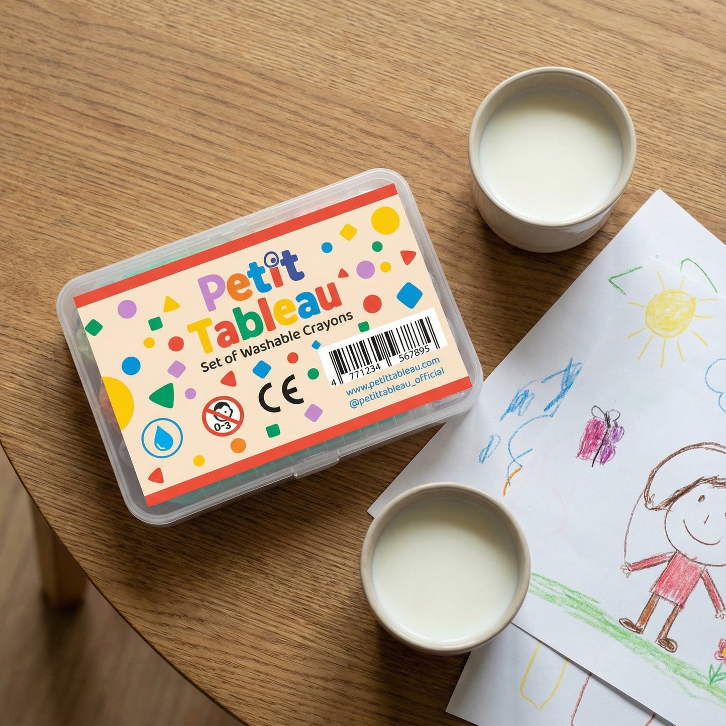 Išsukamos, nuplaunamos kreidelės (5 vnt.)