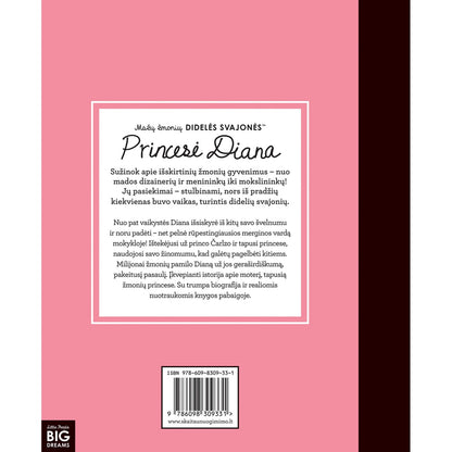 Knyga - Mažų žmonių DIDELĖS SVAJONĖS - PRINCESĖ DIANA