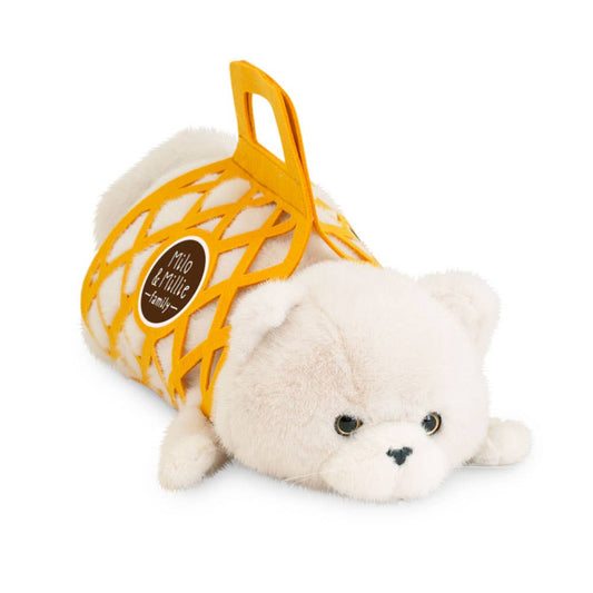 Milo & Millie pliušinis žaislas, Milo baltasis katinas (56 cm)-0+