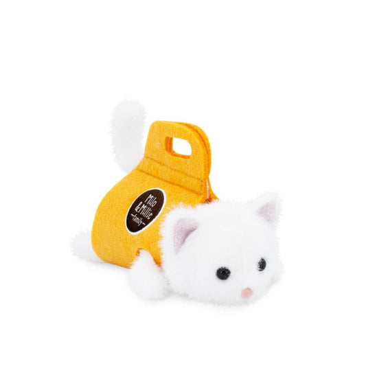 Milo & Millie pliušinis žaislas, Milo baltasis kačiukas (13 cm) - 0+