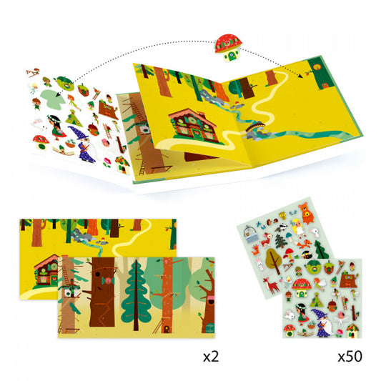 DJECO - Lipdukai - Lipdukų istorija - Miškas
