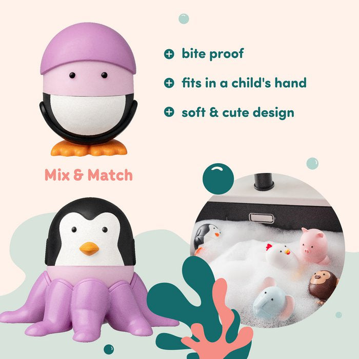 Magnetinis žaislas Wibbly Wobbly - Jūrų Gyvūnija