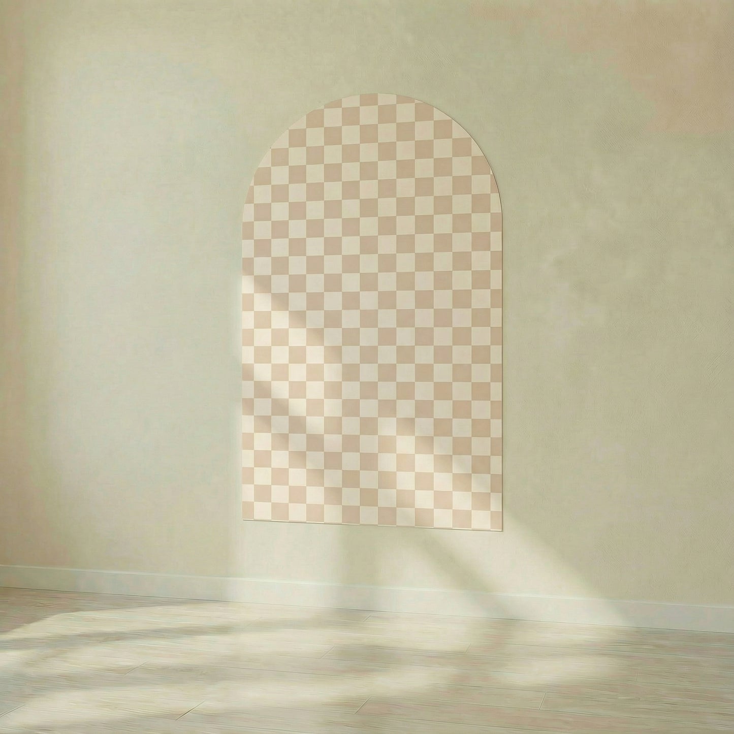 Magnetinė lenta vaikams - Arche - Beige checkered