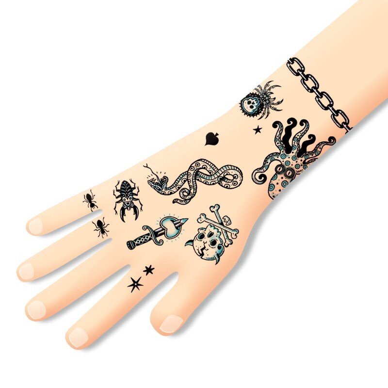 DJECO - Tatuiruotės - Tamsi pusė (50+ tatuiruočių)