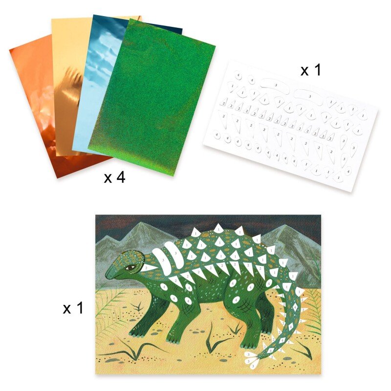 DJECO - Įvairių darbelių rinkinys - Dinozaurų pasaulis