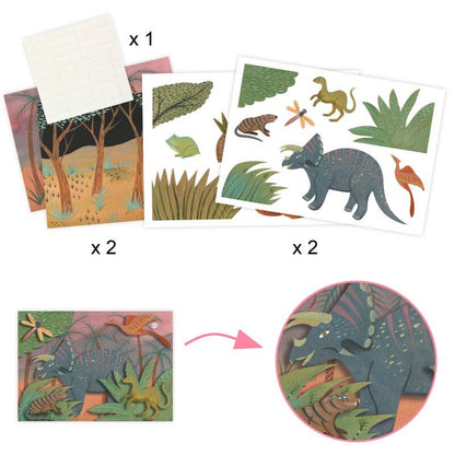 DJECO - Įvairių darbelių rinkinys - Dinozaurų pasaulis