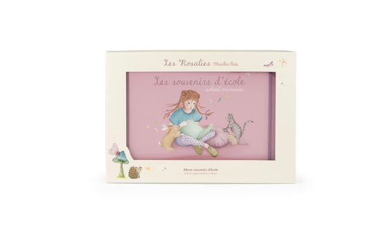 Moulin Roty - Mokyklinių prisiminimų albumas (36 psl.) „Les Rosalies“