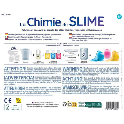 Sentosphère - Secrets of Slime - scientific kit - La Chimie du Slime