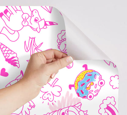 OMY lipnus spalvinamas popierius - Stick it kid - Dreamland