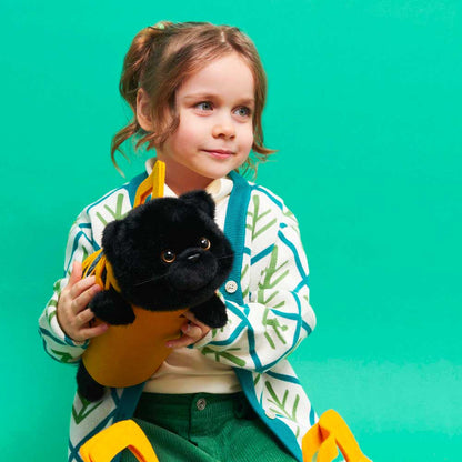 Milo & Millie pliušinis žaislas, Milo juodas katinas (35 cm) — nuo 0 m.