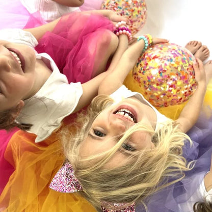 Spalvotas „Confetti“ kamuolys 🎉 22 cm