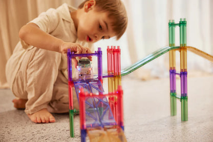 Race Track Pastel - 80 dalių magnetinis konstruktorius