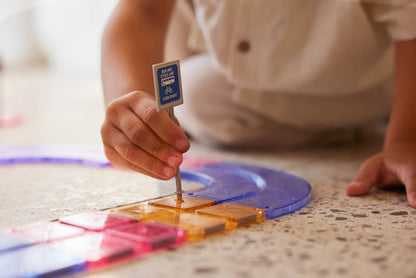 Race Track Pastel - 80 dalių magnetinis konstruktorius