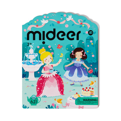 Mideer - Daugkartiniai lipdukai Princesių pasaulyje