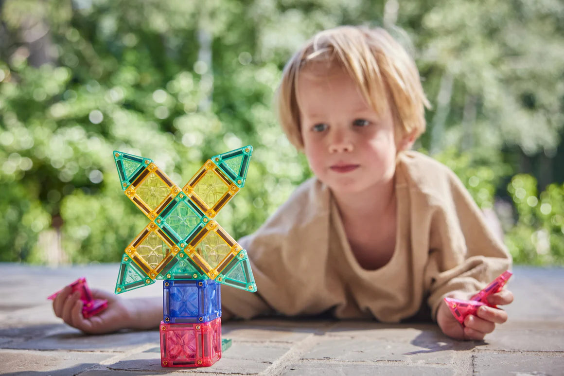 Mini Tiles Pack Pastel - magnetinis konstruktorius (28 dalys)