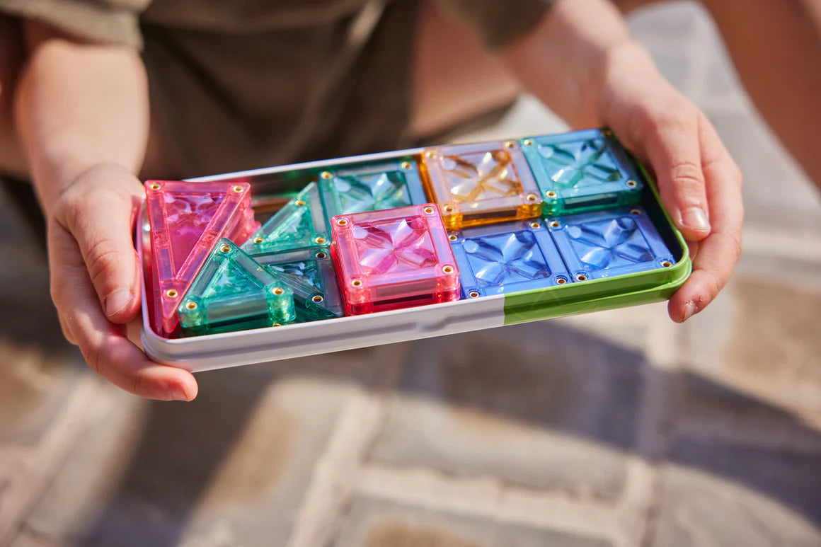Mini Tiles Pack Pastel - magnetinis konstruktorius (28 dalys)