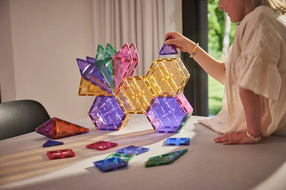 Pastel Geo Pack - 45 dalių magnetinis konstruktorius