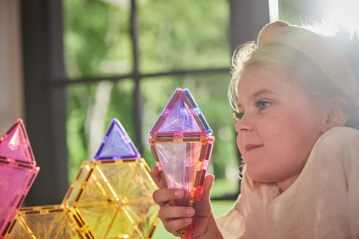 Pastel Geo Pack - 45 dalių magnetinis konstruktorius