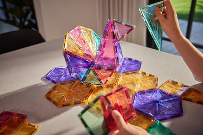 Pastel Geo Pack - 45 dalių magnetinis konstruktorius