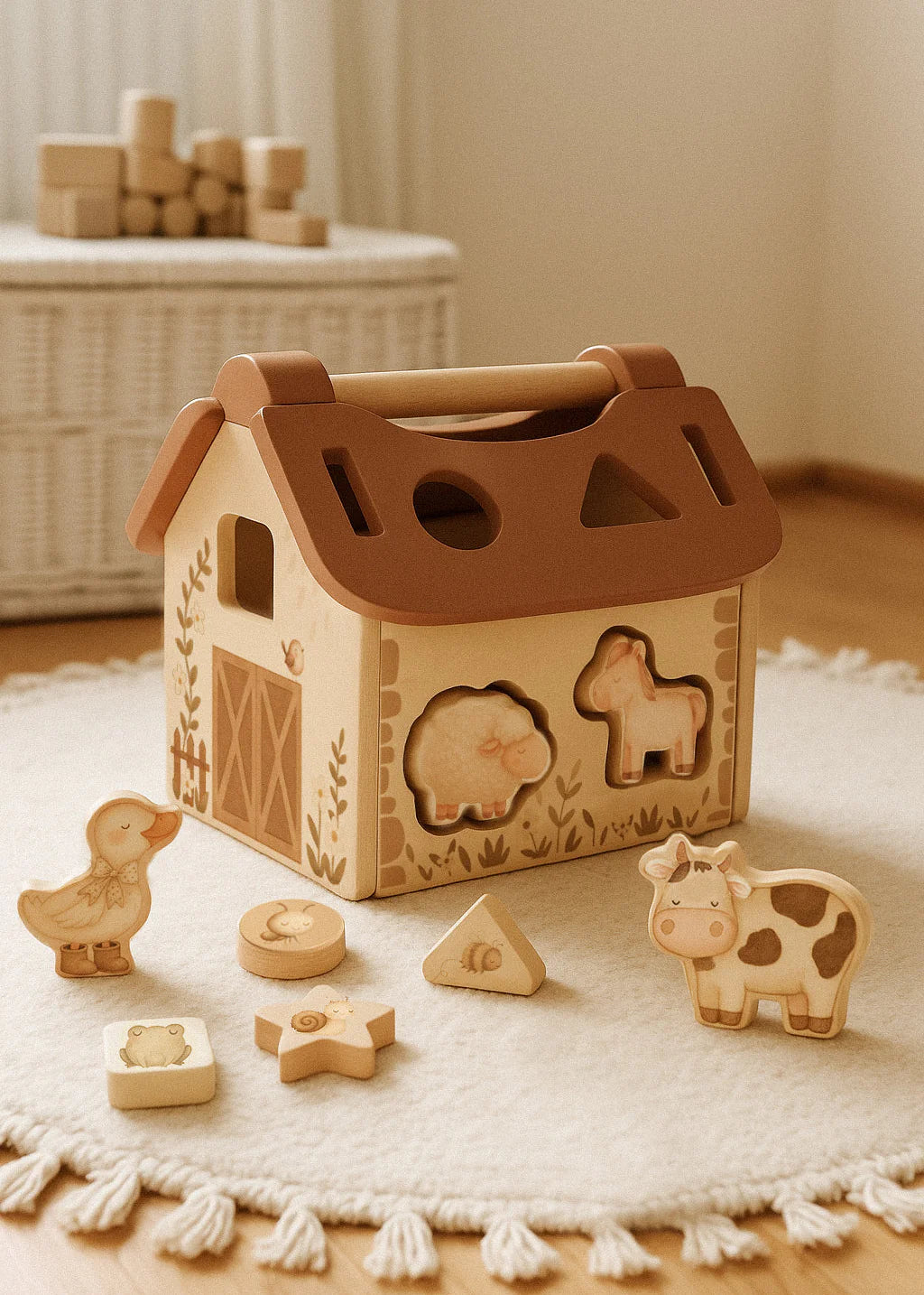 Edukacinė montessori dėlionė - Tiny Barn