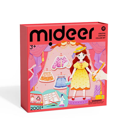 Mideer - Kūrybinis drabužių dizaino rinkinys - Miela mergaitė