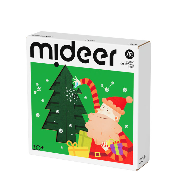 Mideer magiškas Kalėdų medis - kristalų auginimo rinkinio pakuotė