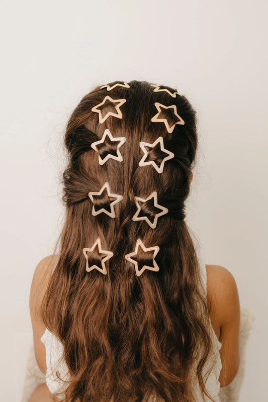 Plaukų segtukų rinkinys - „Glitter Starlight“