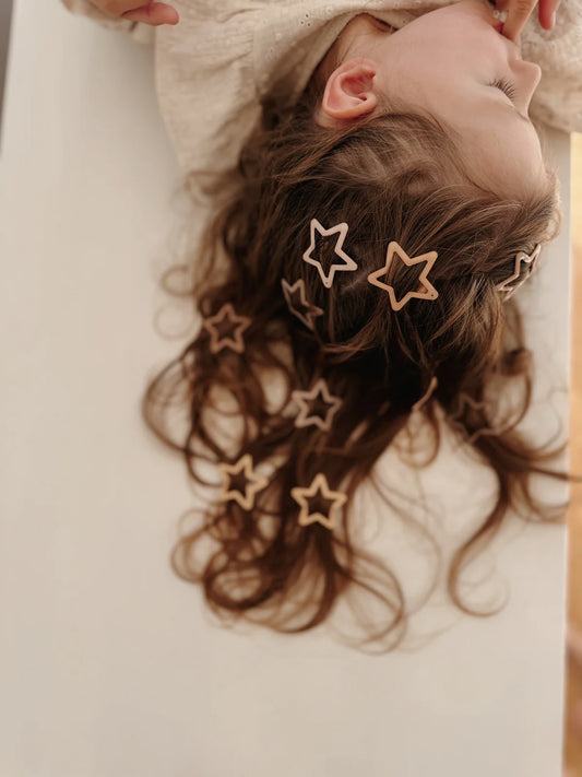Plaukų segtukų rinkinys - „Glitter Starlight“