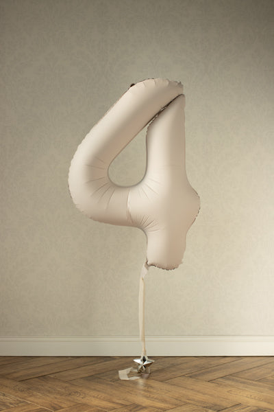 Folinis balionas - Matinis skaičius 4, 86 cm