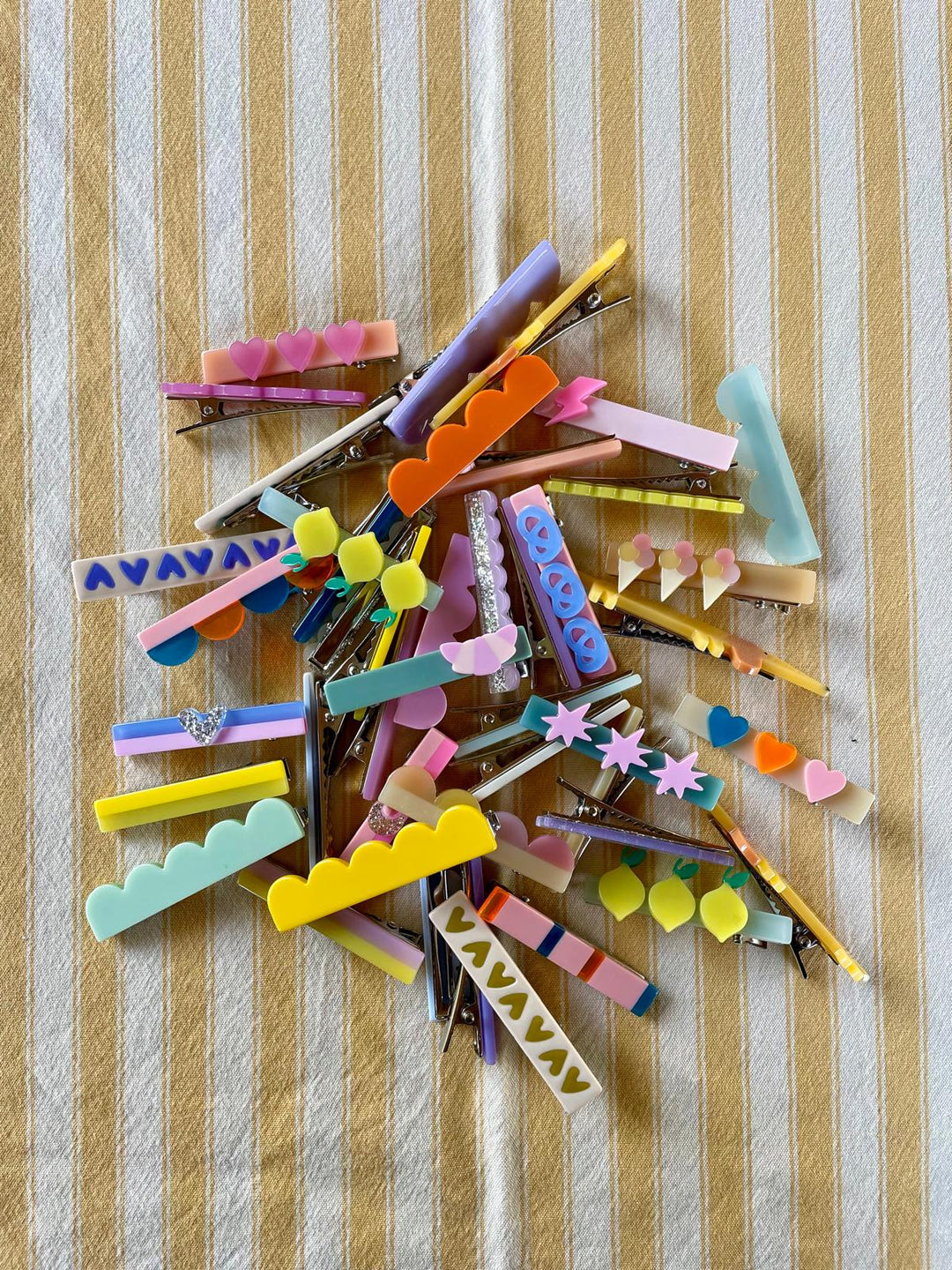 Hair clip set “Moon”