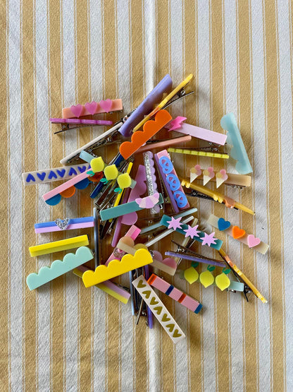 Hair clip set “Moon”