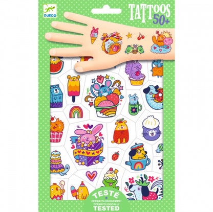 DJECO - Tatuiruotės - Miela Mimi (50+ tatuiruočių)