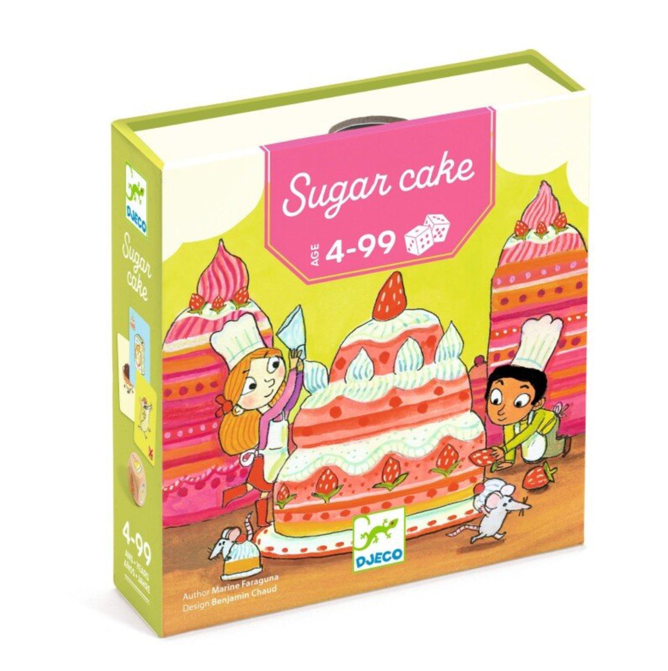 Metamųjų kauliukų žaidimas - Cukraus tortas