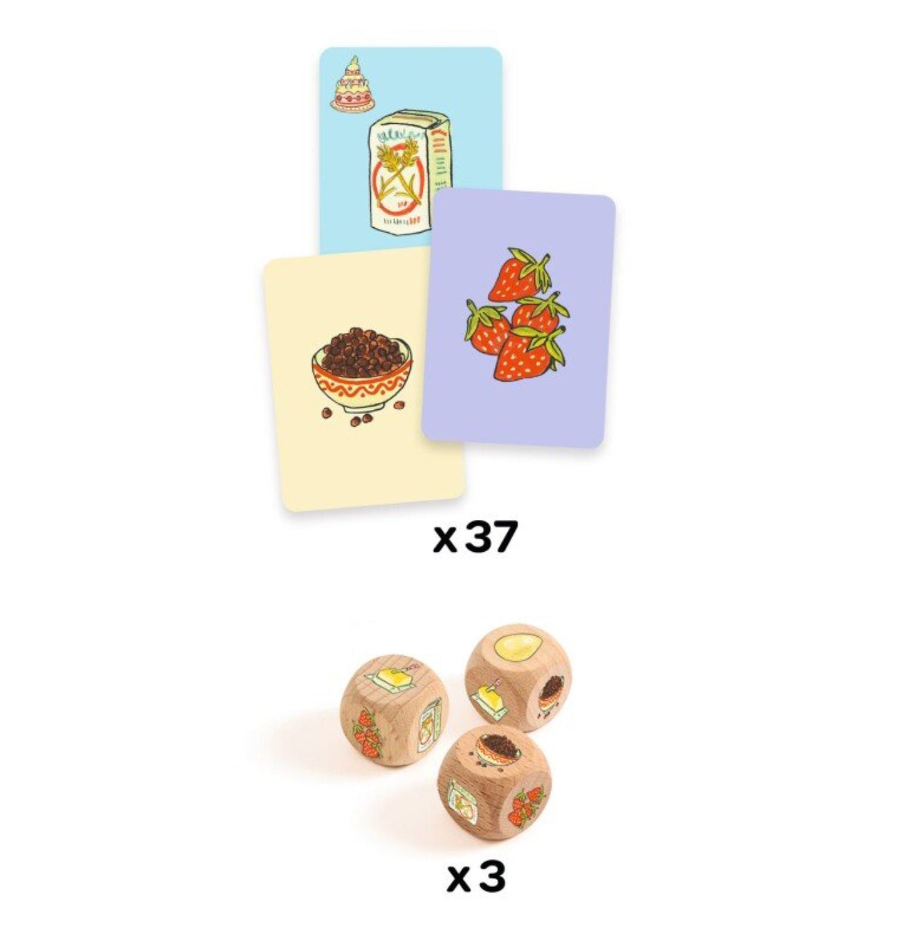 Metamųjų kauliukų žaidimas - Cukraus tortas