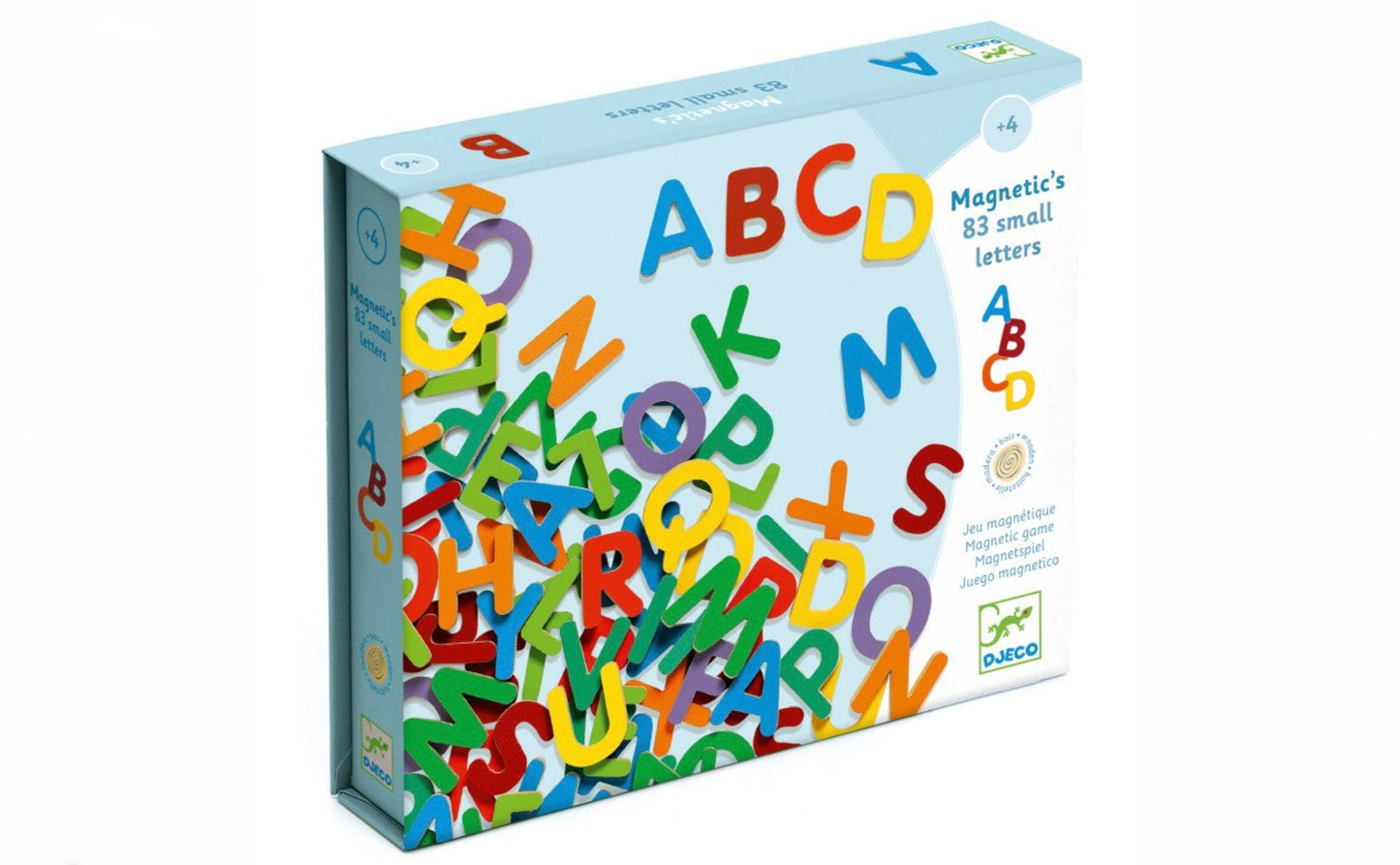 Magnetukų rinkinys - Magnetinės raidės (83 vnt.)