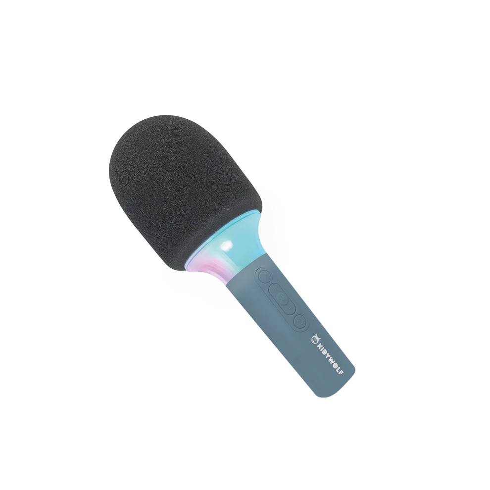 Multifunkcinis mikrofonas su garsiakalbiu - mėlynas - KIDYMIC-BU