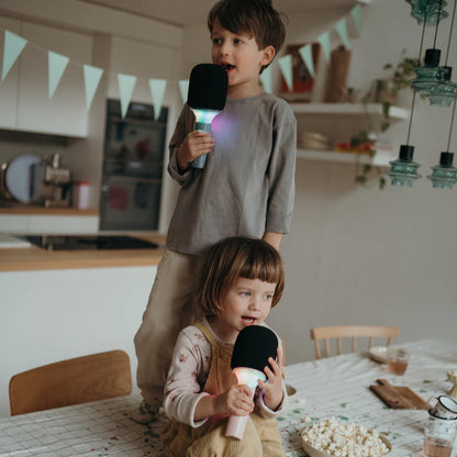 Multifunkcinis mikrofonas su garsiakalbiu - mėlynas - KIDYMIC-BU