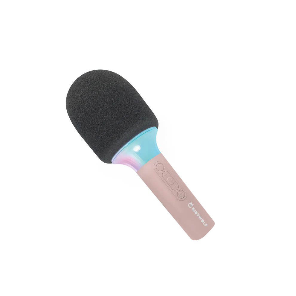 Multifunkcinis mikrofonas su garsiakalbiu - rožinis - KIDYMIC-PI