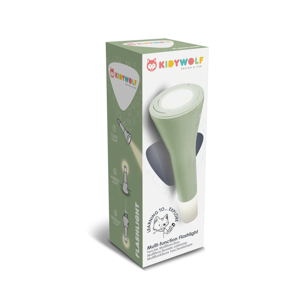 Multifunkcinis žibintuvėlis - žalias - FLASHLIGHT-GR