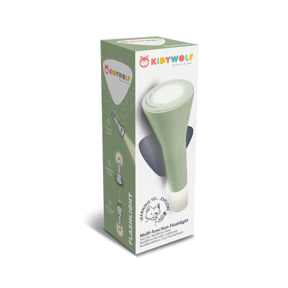 Multifunkcinis žibintuvėlis - žalias - FLASHLIGHT-GR