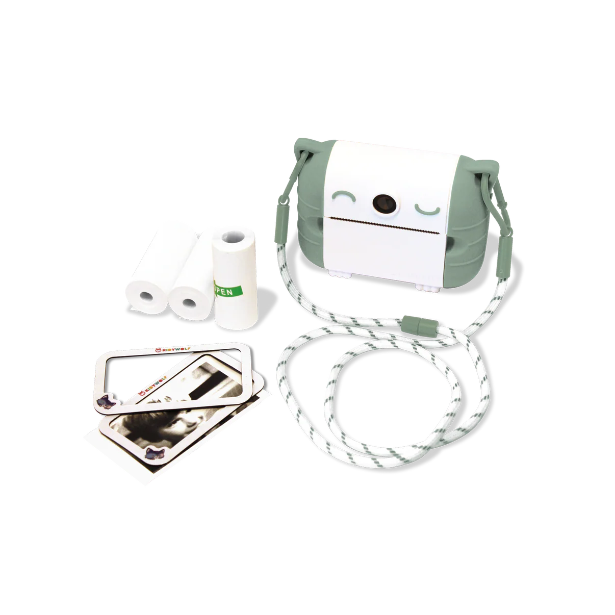 Momentinis fotoaparatas su terminiu spausdinimu Kidyprint, GREEN