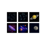 Kidywolf - KIDYSTAR Galaxy kosmoso projektorius vaikams - juodas - LE KUKU