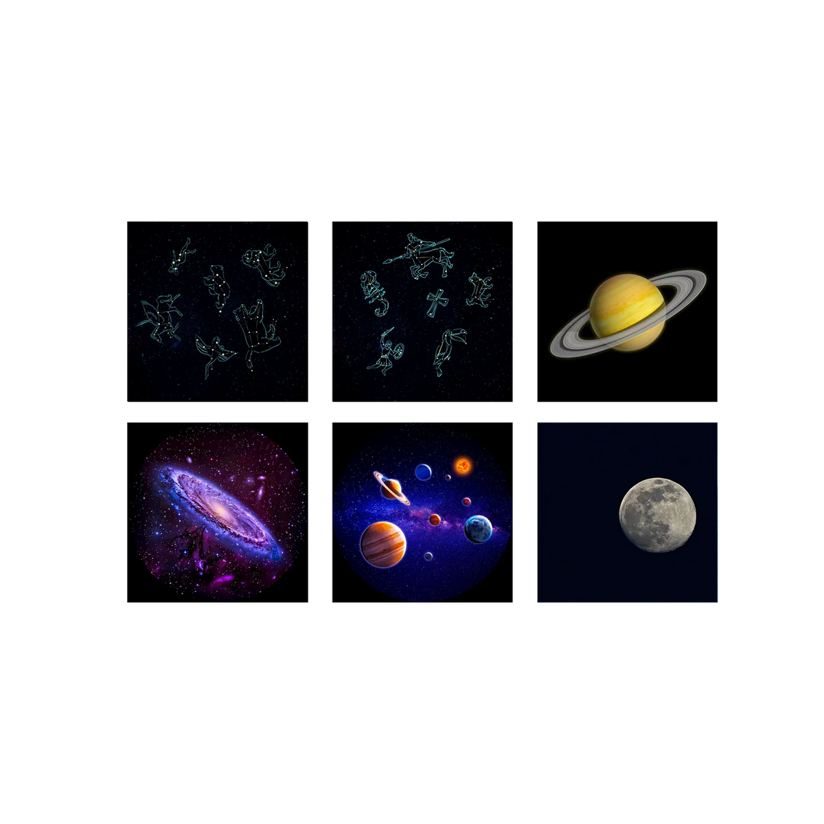 Kidywolf - KIDYSTAR Galaxy kosmoso projektorius vaikams - juodas - LE KUKU