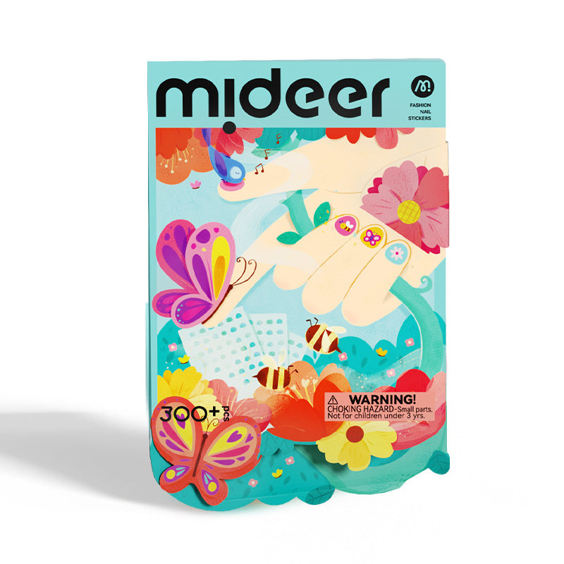 Mideer - Madingi nagų lipdukai – Sodo tematika